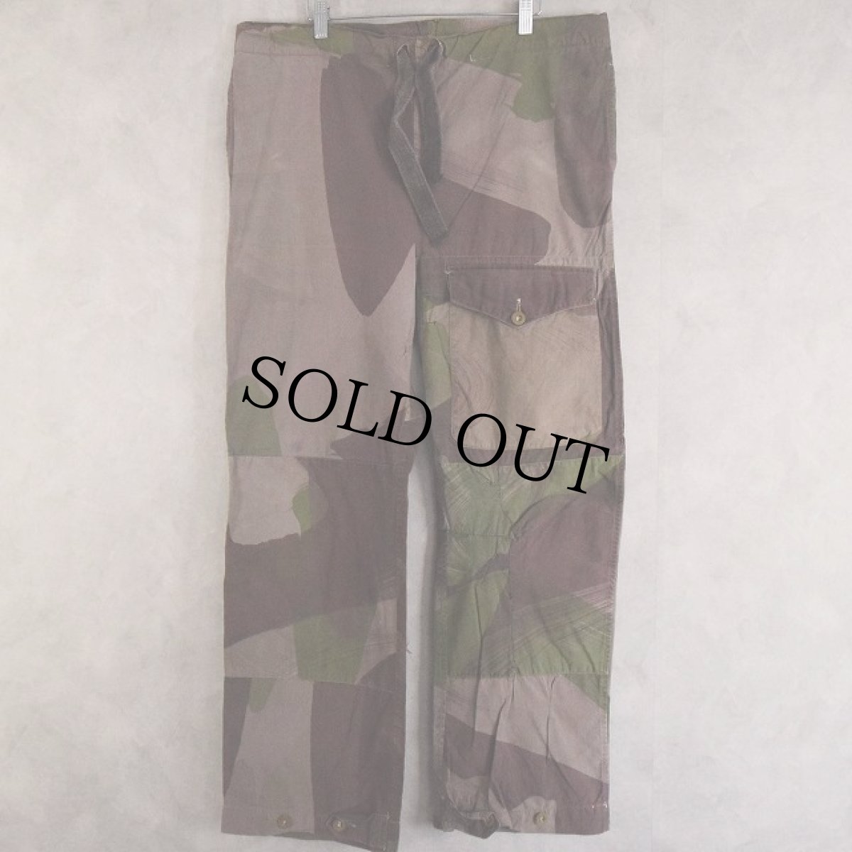 画像2: 1940's BRITISH ARMY "SAS" 特殊空挺部隊 ブラッシュストロークカモ オーバーパンツ (2)