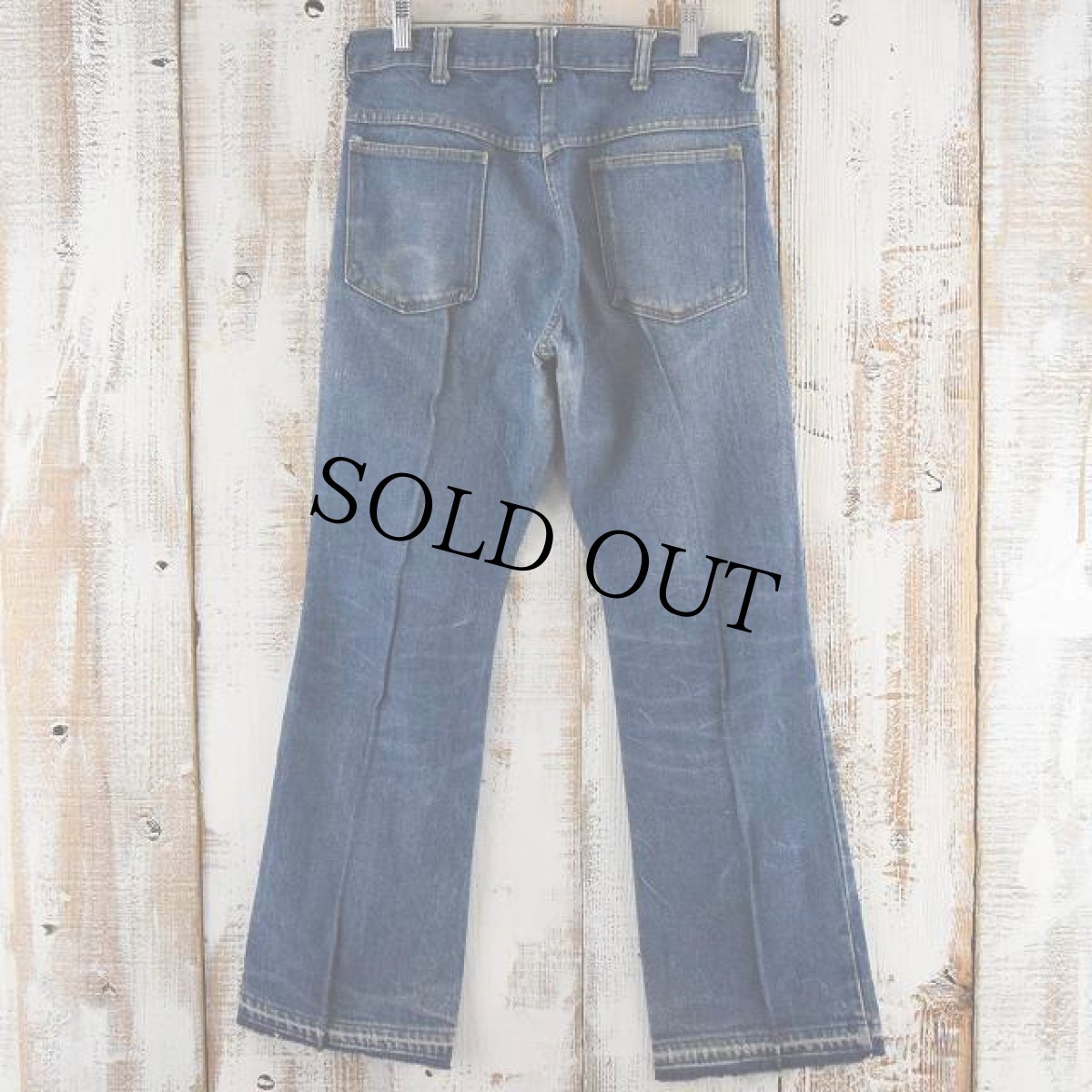 画像3: Feeet2nd ORIGINAL Remake Center Press Denim Pants W32 (3)