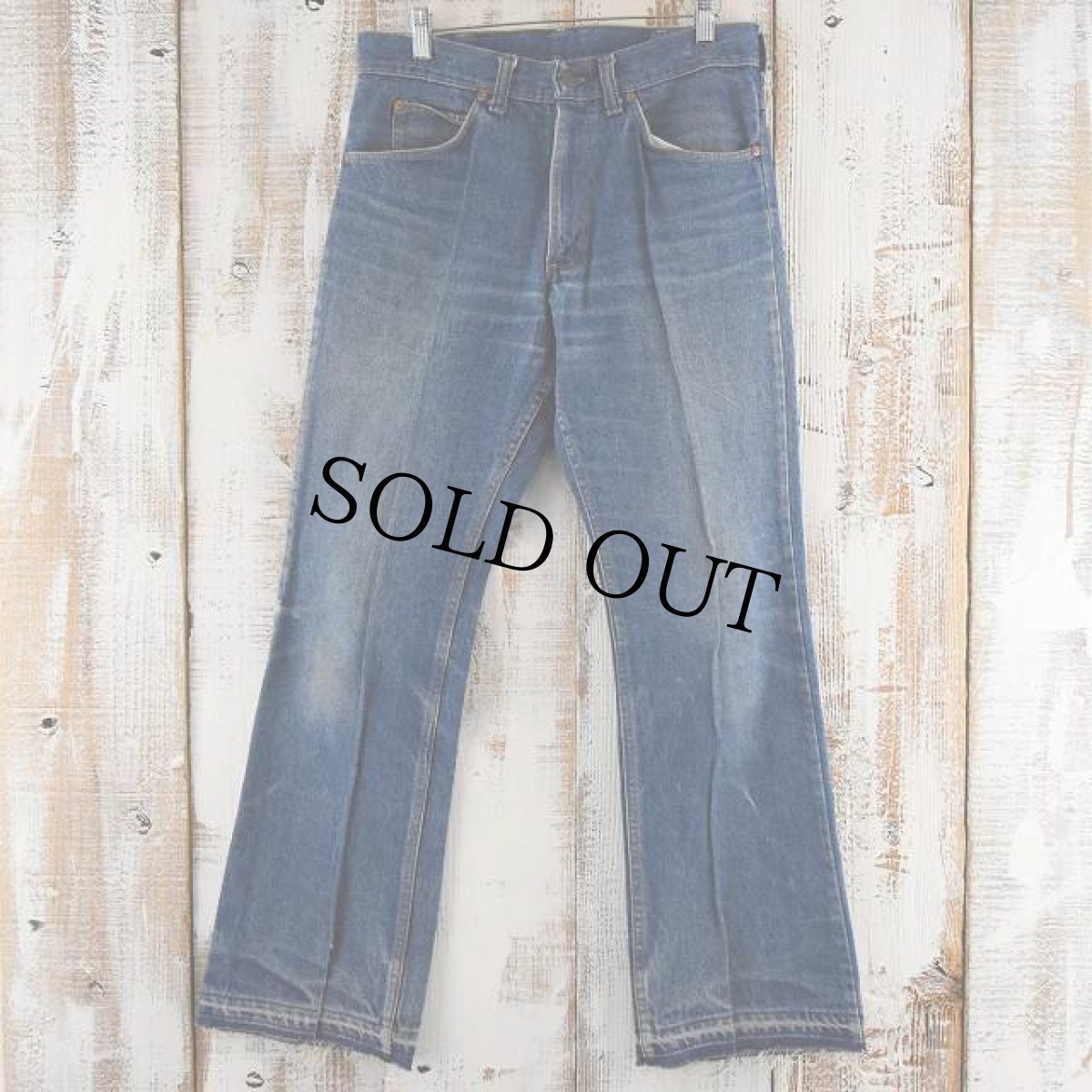 画像2: Feeet2nd ORIGINAL Remake Center Press Denim Pants W32 (2)