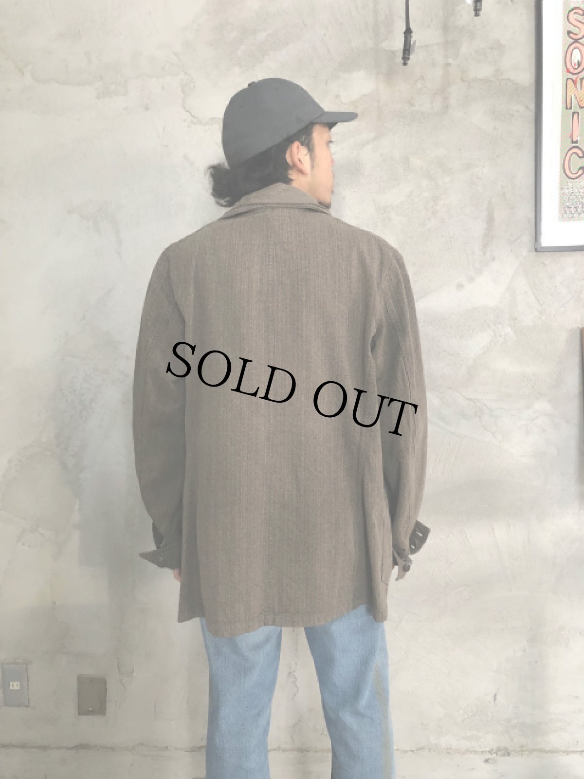 画像5: Ralph Lauren RRL ストライプ柄 "RAILMAN'S JACKET" 機関車ボタン (5)