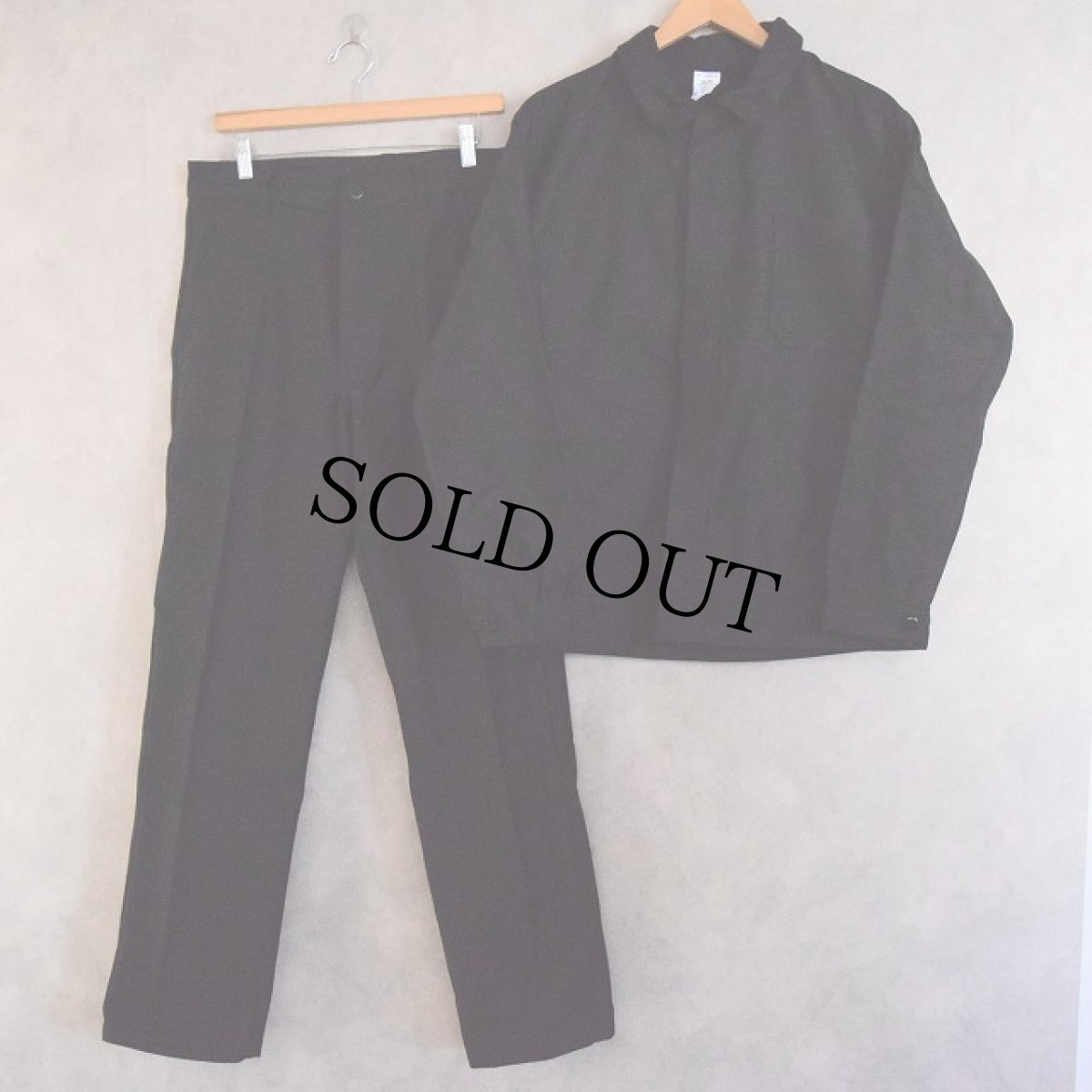 画像2: France Black Moleskin Set Up DEADSTOCK (2)