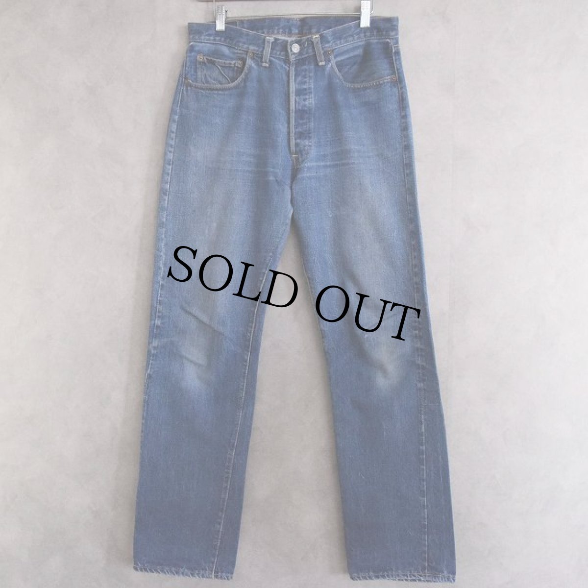 画像1: 60's〜70's LEVI'S 501 BIGE デニムパンツ W33 (1)