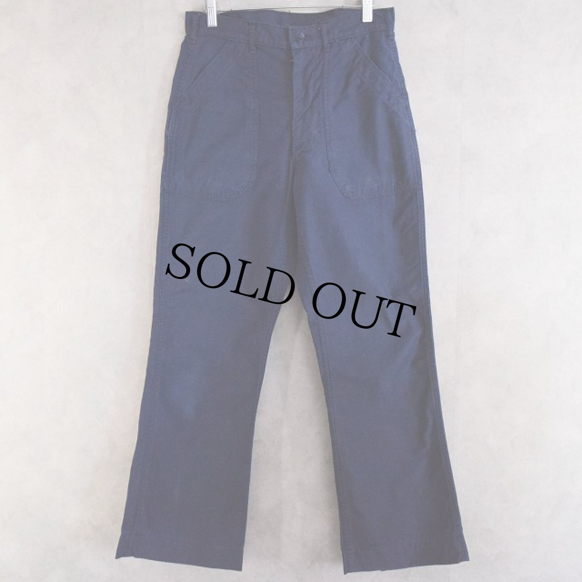 画像1: 70's U.S.NAVY UTILITY PANTS W29 (1)