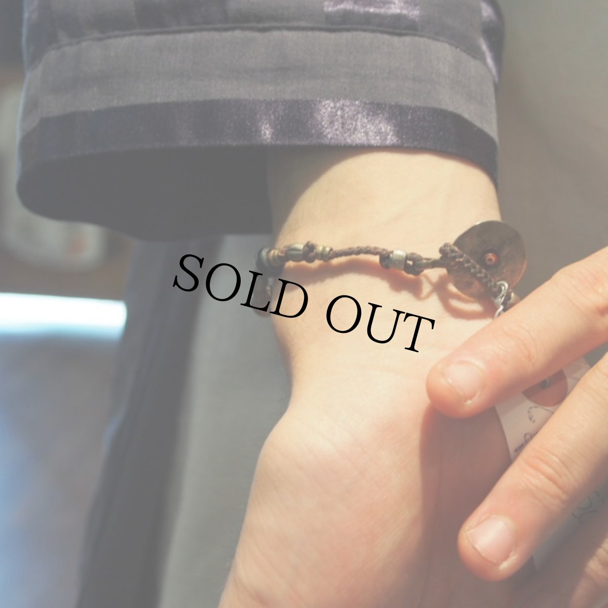 画像3: RORAN "Old Silver Old Grass Beads" ブレスレット (3)