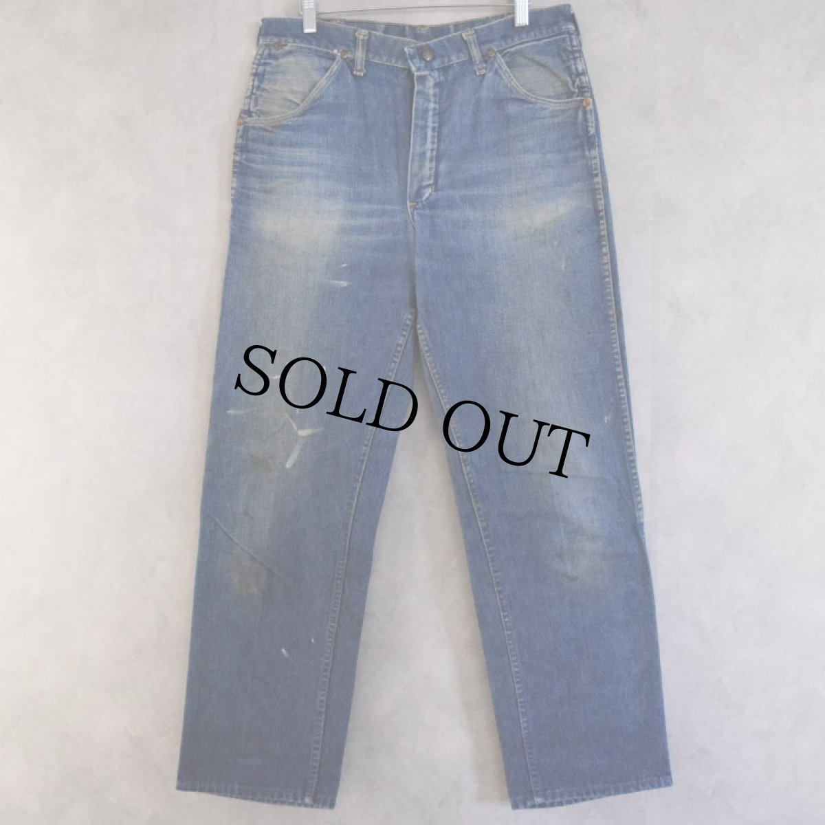 画像2: 60's STORE BRAND 5ポケットデニムパンツ W33 (2)