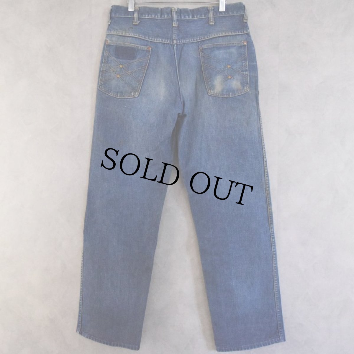 画像3: 60's STORE BRAND 5ポケットデニムパンツ W33 (3)