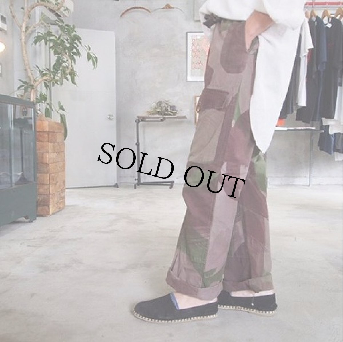 画像4: 1940's BRITISH ARMY "SAS" 特殊空挺部隊 ブラッシュストロークカモ オーバーパンツ (4)