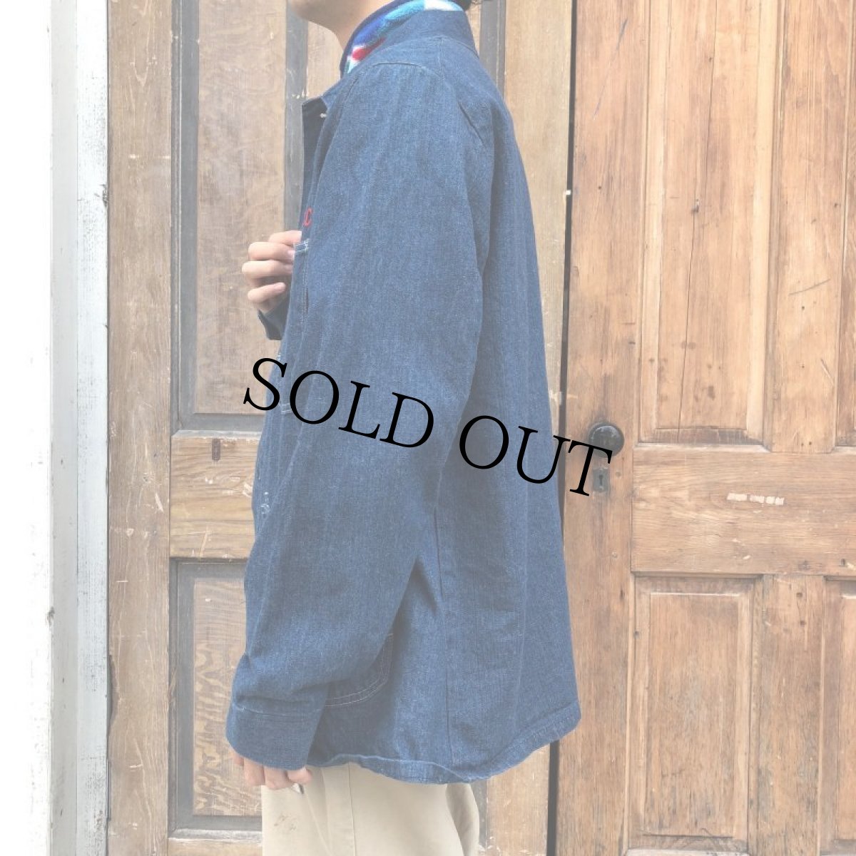 画像4: 60's〜70's Key IMPERIAL チェーン刺繍 デニムカバーオール (4)