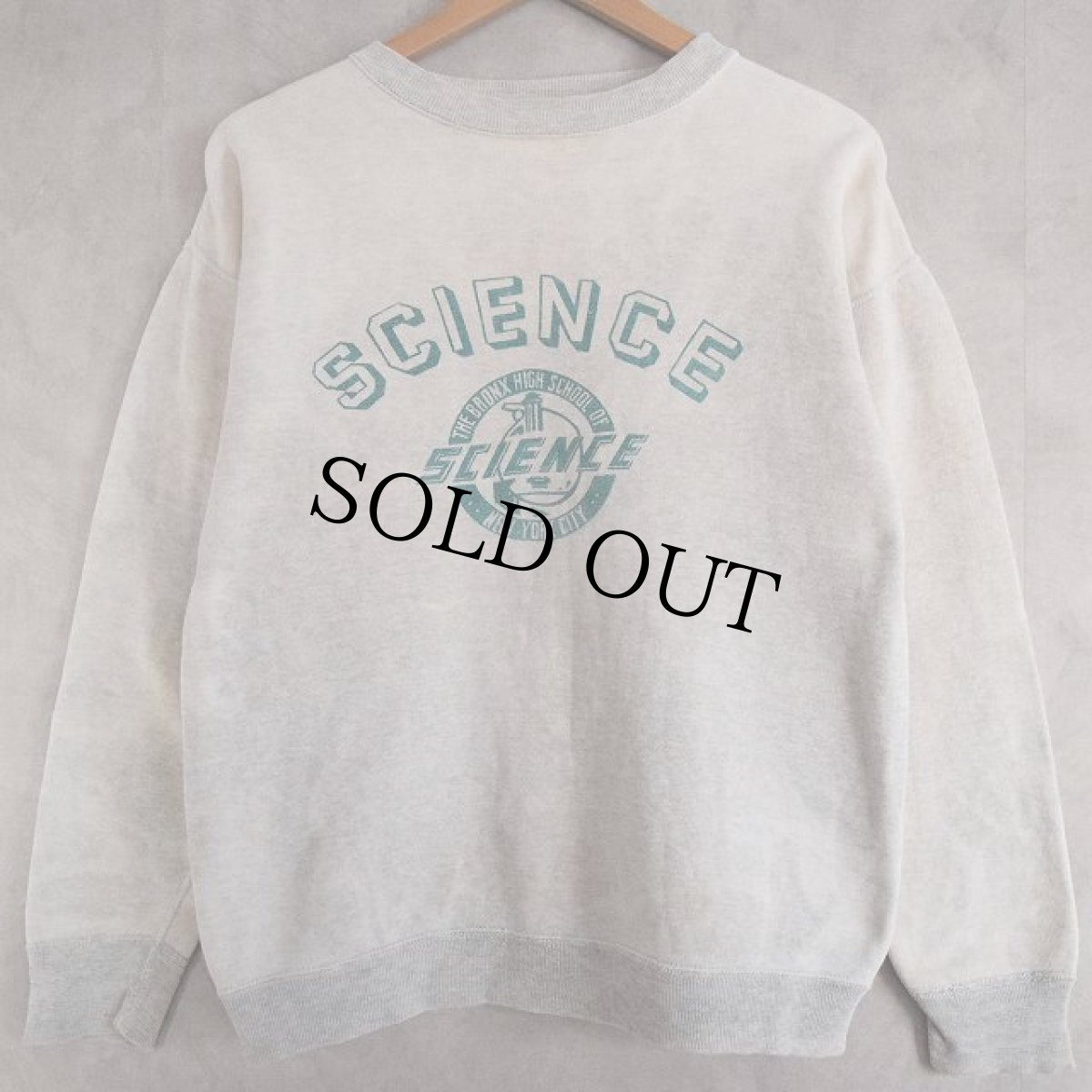 画像1: 60's "SCIENCE" ツートーン College Sweat (1)