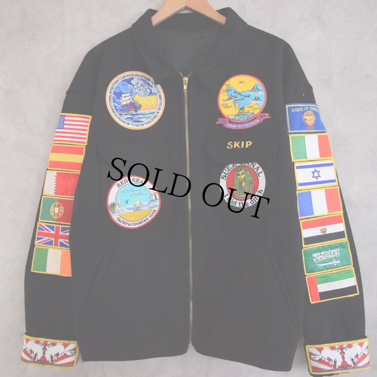 画像1: 90's U.S.NAVY USS SIMPSON (FFG-56) Crew Jacket (1)