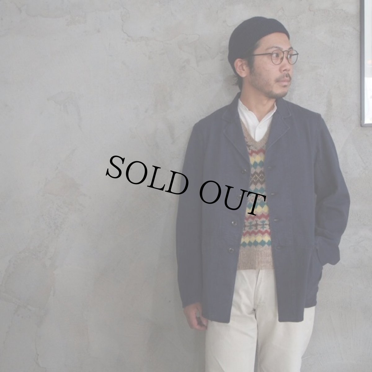 画像3: 40's FRENCH NAVY Watch Cap (3)