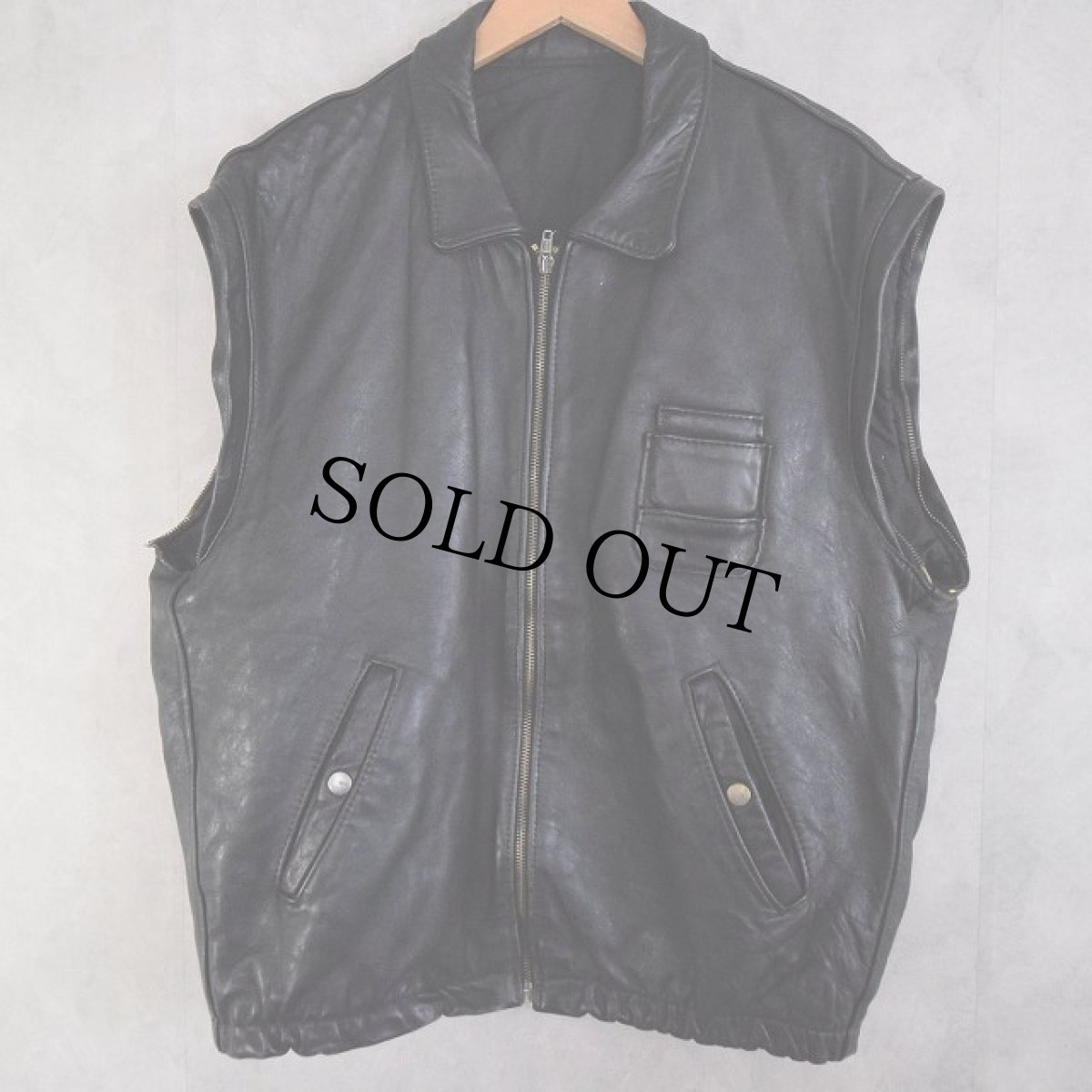 画像2: French Military Leather Pilot Jacket (2)