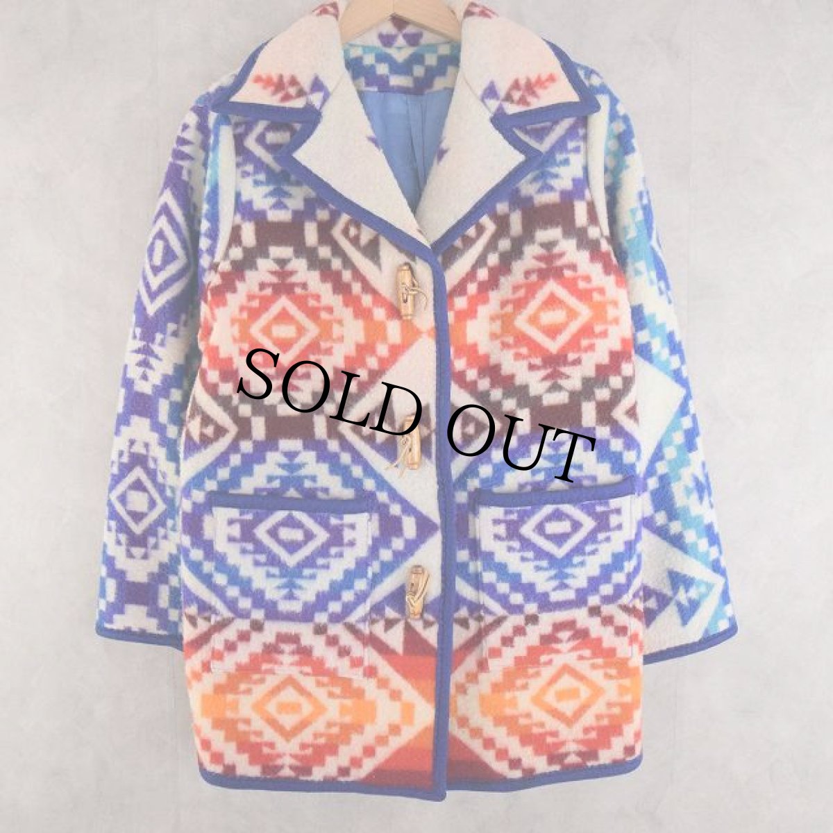 画像2: 70's PENDLETON BEAVER STATE ネイティブ柄 ウールジャケット (2)