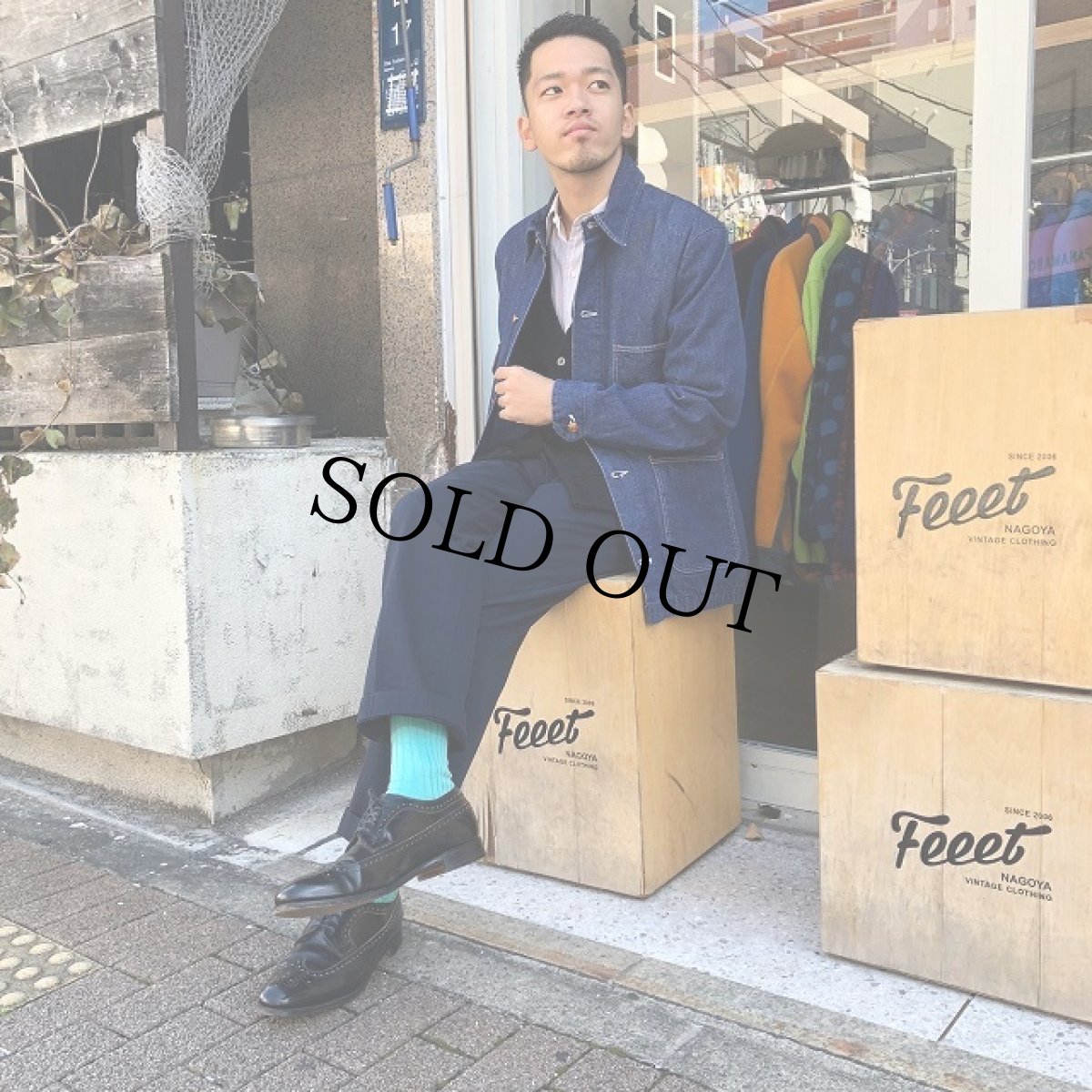 画像5: 60's〜70's BLUE BELL デニムカバーオール (5)