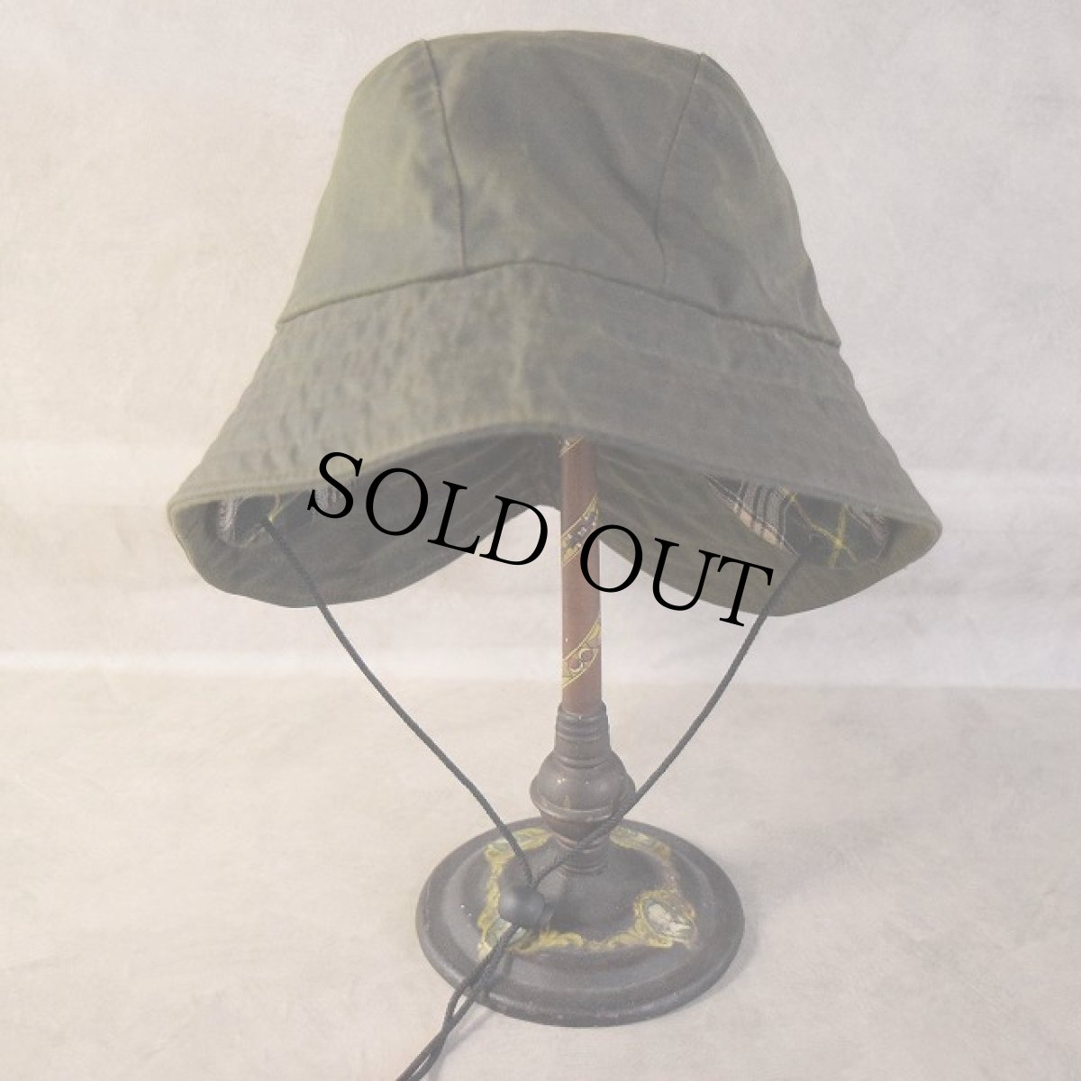 画像2: Barbour SCOTLAND製 3ワラント フィッシング オイルドハット (2)