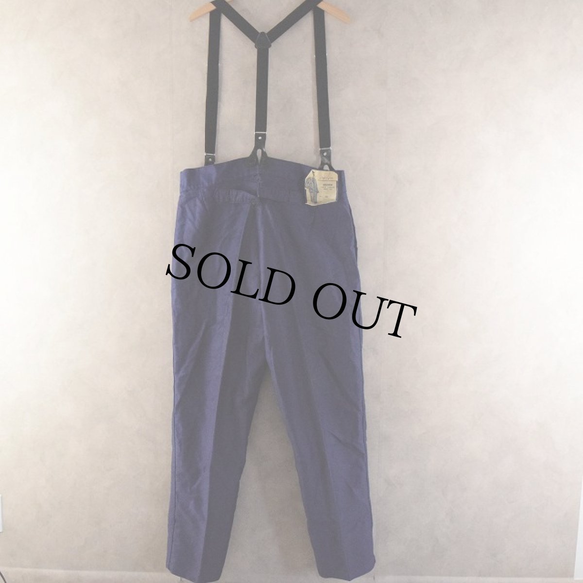 画像2: 50's VETVOR MOLESKINE Work Pants W38 フラッシャー付き DEADSTOCK (2)