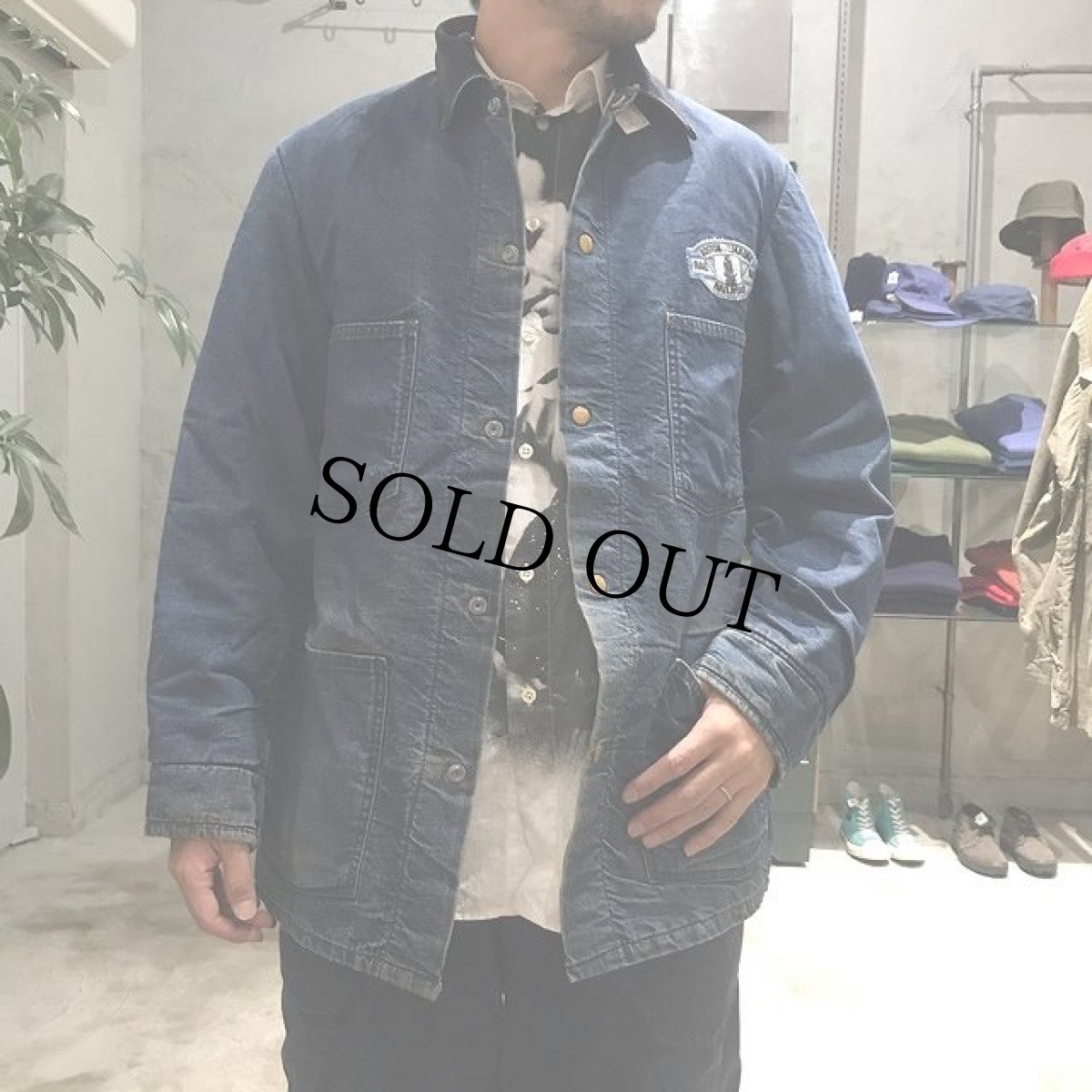 画像5: 60's CARTER'S "BOSTON and MAINE RAIL BUS RAILROAD"パッチ&ブランケット付き デニムカバーオール (5)