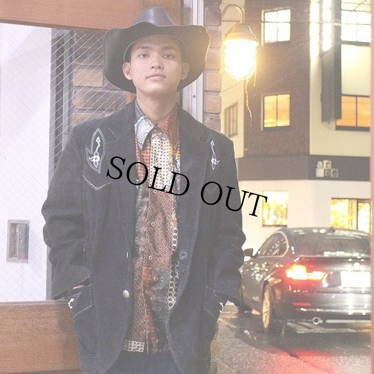 画像4: CHAMBERS ウエスタン スエード テーラードジャケット (4)