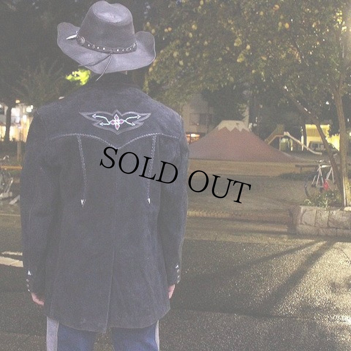 画像6: CHAMBERS ウエスタン スエード テーラードジャケット (6)