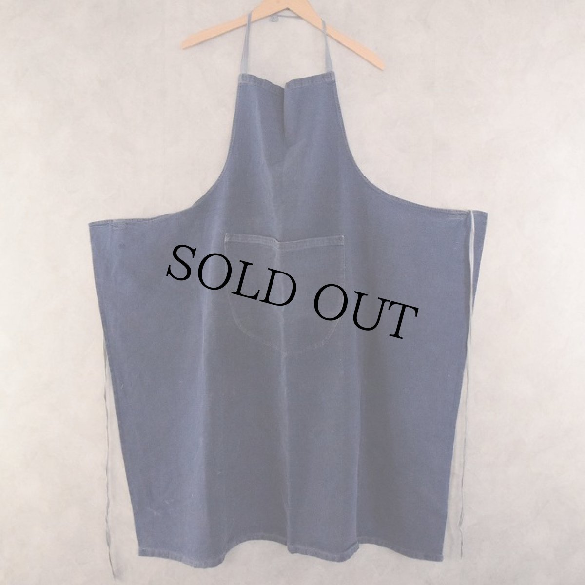 画像2: 40's France Indigo Farmers Apron (2)