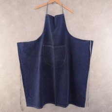 画像2: 40's France Indigo Farmers Apron (2)