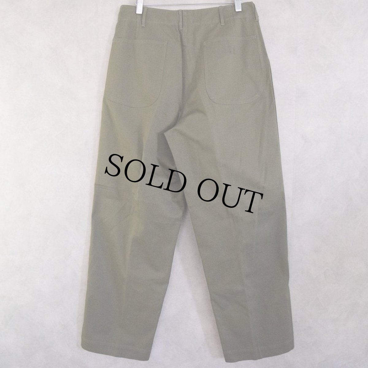 画像2: 40's U.S.NAVY N-3 Cottontwill Trousers W31 (2)