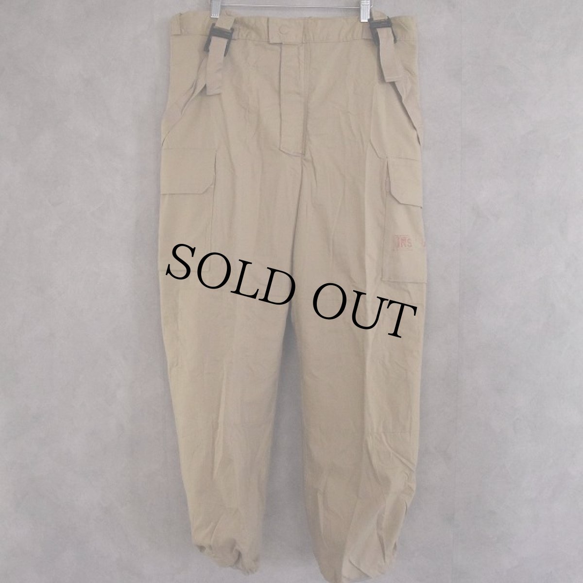 画像1: 90's French Army Chemical Trousers W37 (1)