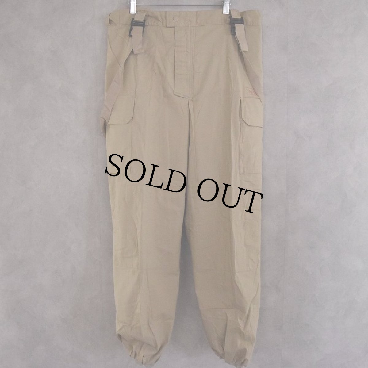 画像1: 90's French Army Chemical Trousers W37 (1)