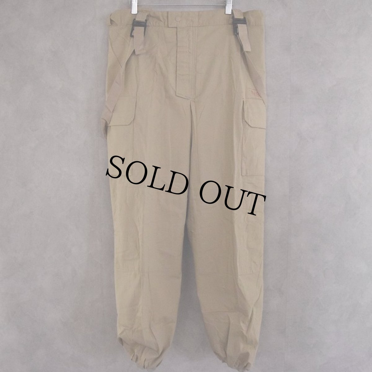 画像1: 90's French Army Chemical Trousers W37 (1)