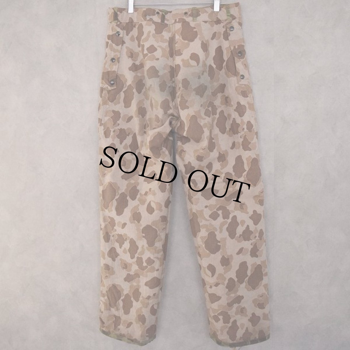 画像5: 40's USMC ダックハンターカモ HBT Trousers W35 (5)
