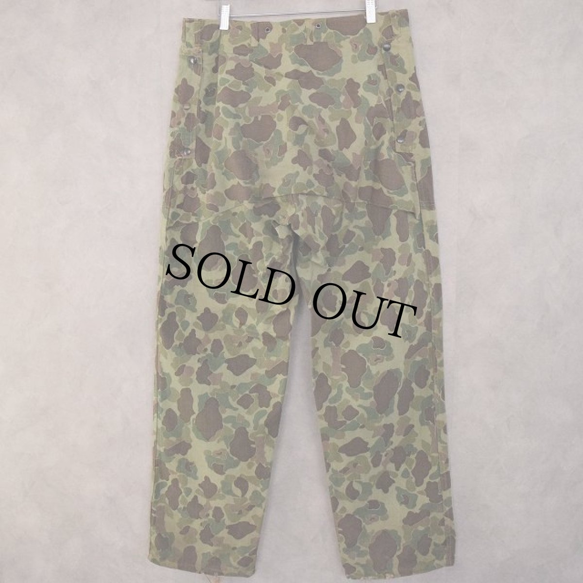画像3: 40's USMC ダックハンターカモ HBT Trousers W35 (3)