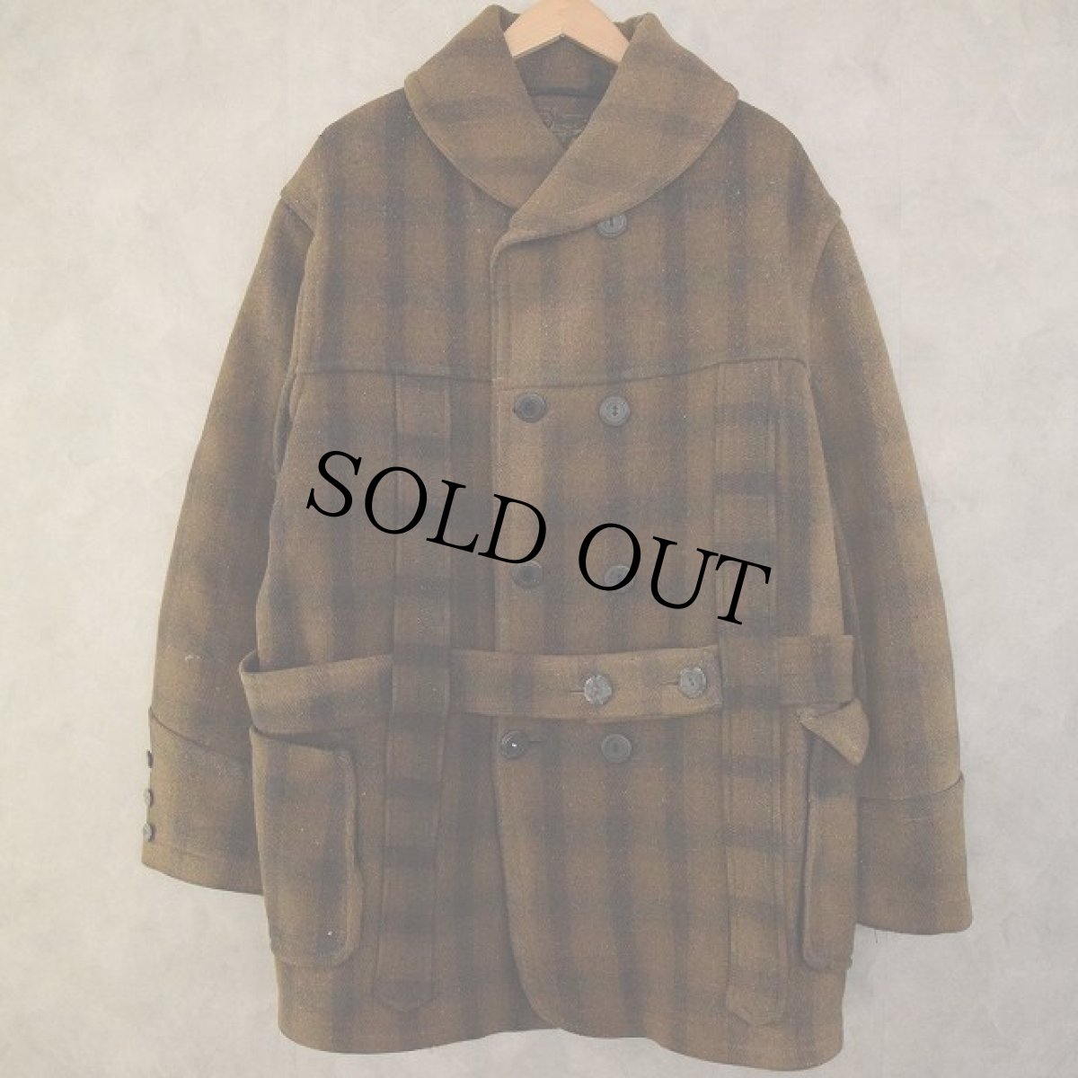 画像2: 30's Great Western Mackinaw Coat (2)