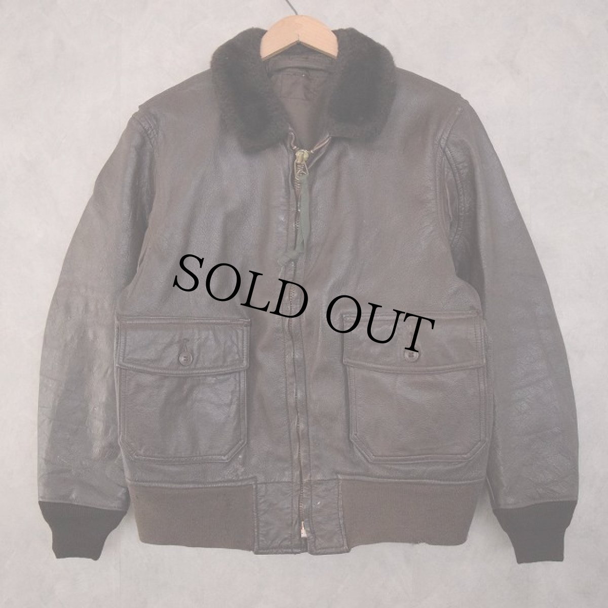 画像2: 60's U.S.NAVY G-1 Flight Jacket (2)