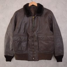 画像2: 60's U.S.NAVY G-1 Flight Jacket (2)