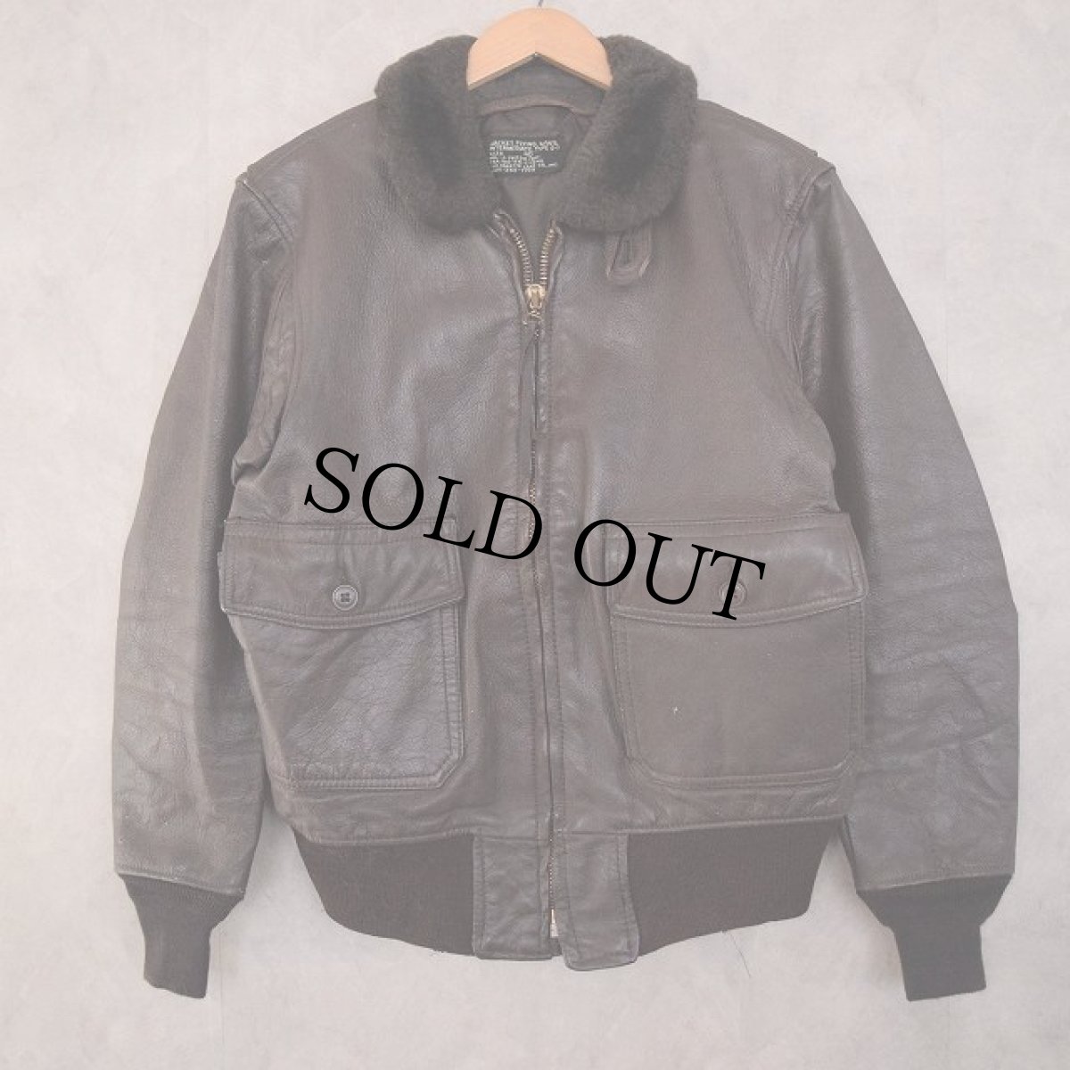 画像1: 60's U.S.NAVY G-1 Flight Jacket (1)