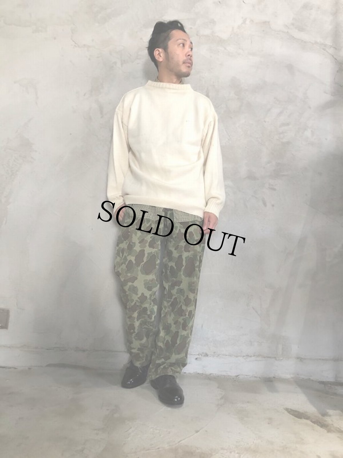 画像8: 40's USMC ダックハンターカモ HBT Trousers W35 (8)