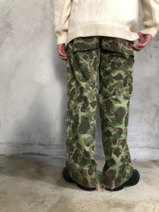 画像7: 40's USMC ダックハンターカモ HBT Trousers W35 (7)