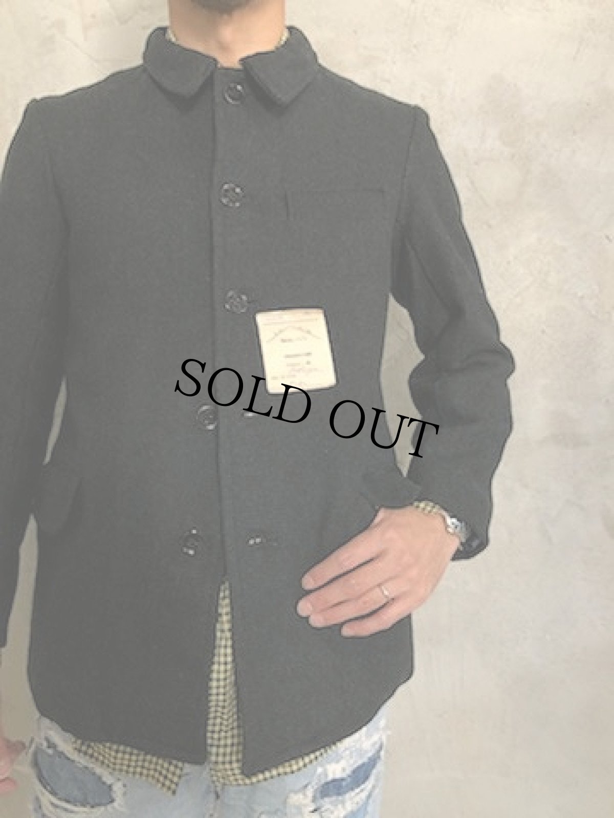 画像2: 30"s French Work Wool Jacket DEADSTOCK (2)