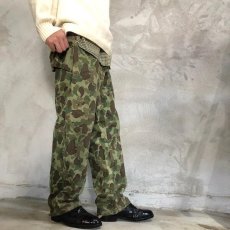 画像6: 40's USMC ダックハンターカモ HBT Trousers W35 (6)