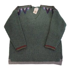 画像2: ▼【SALE】 ARIGATO FAKKYU "Wool Knit Sweater" GREEN 【M】 (2)