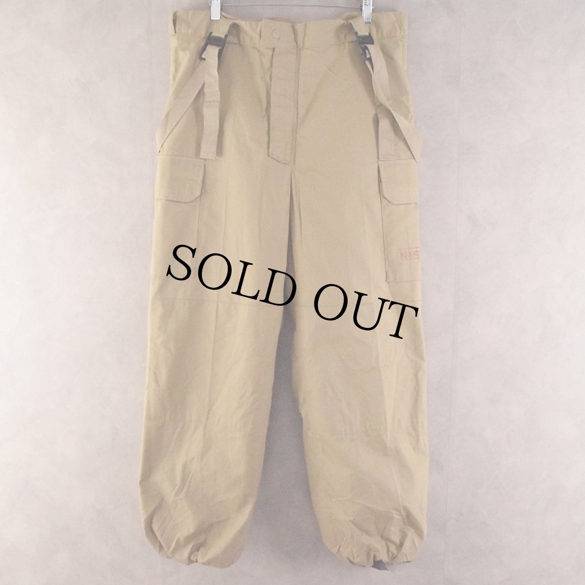 画像1: 90's French Army Chemical Trousers W36 (1)