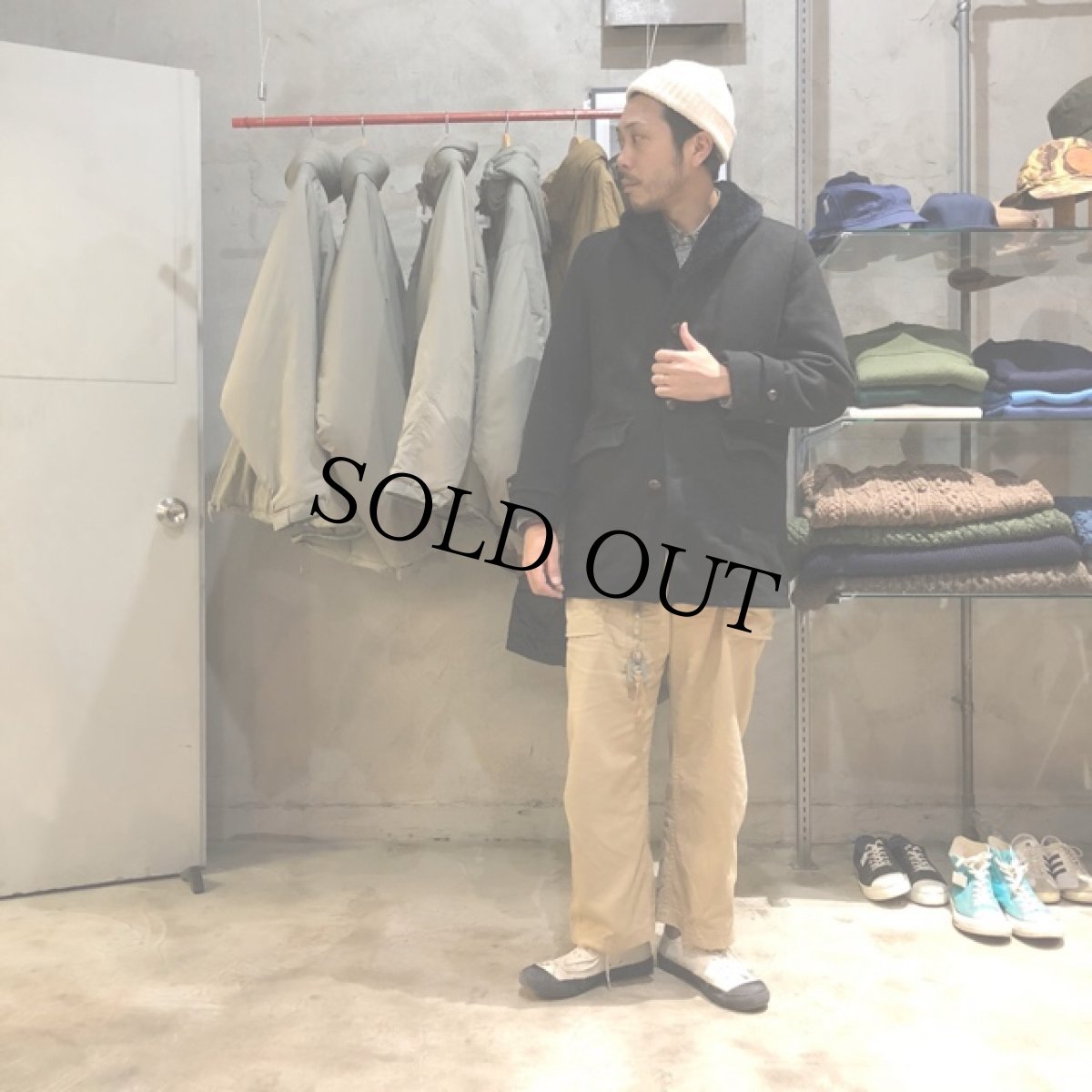 画像2: 60's Lakeland Heavy Wool Coat (2)