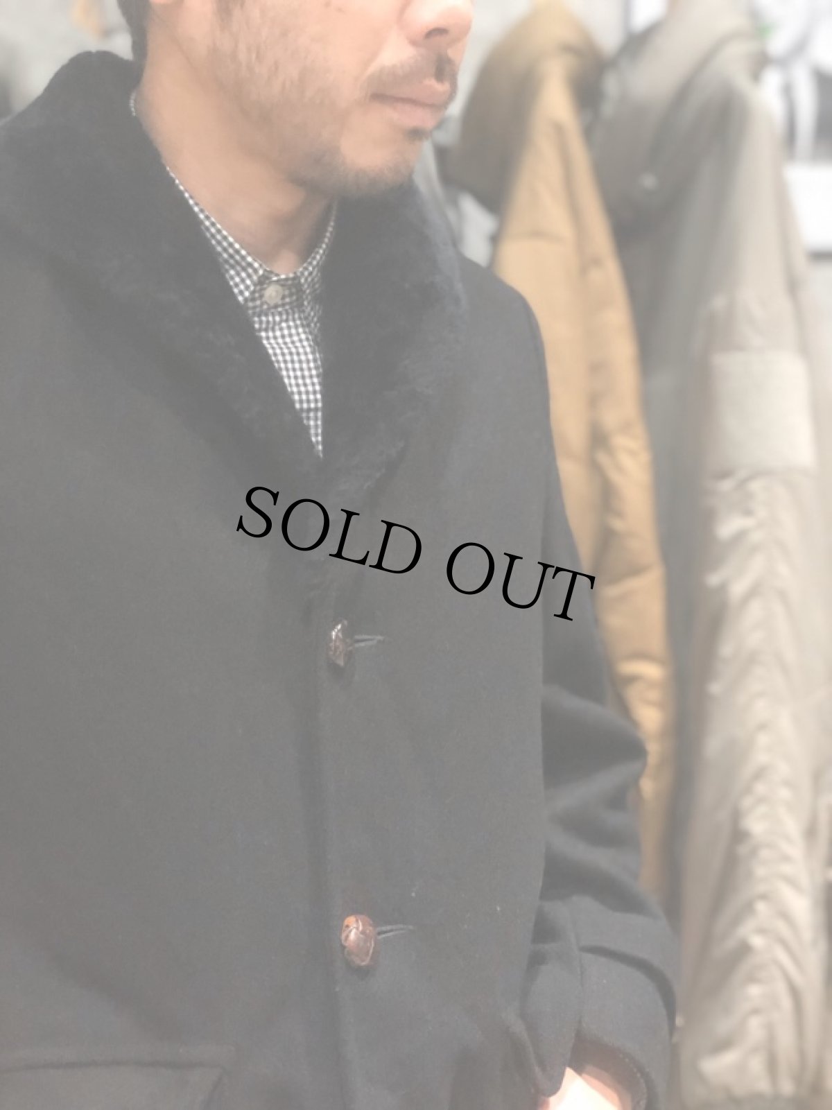 画像4: 60's Lakeland Heavy Wool Coat (4)