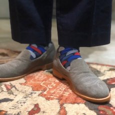 画像1: 2120 Handcrafted Suede Loafers size9 箱付き (1)