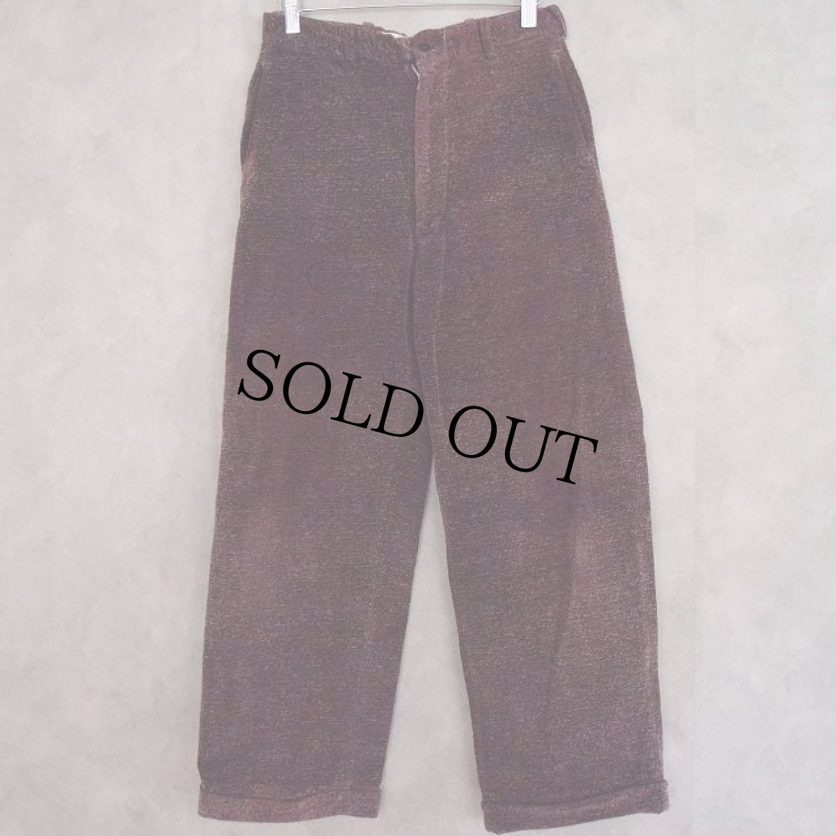 画像1: 40's Hockmeyer Bros TweeDuroy Pants W29 (1)