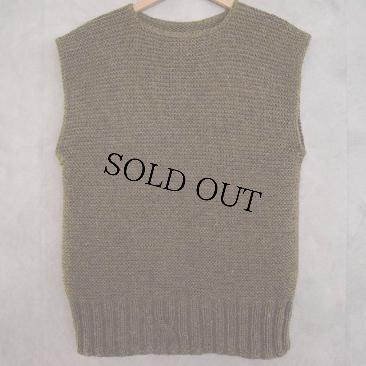 画像2: 40's WWII U.S.ARMY KNIT VEST (2)
