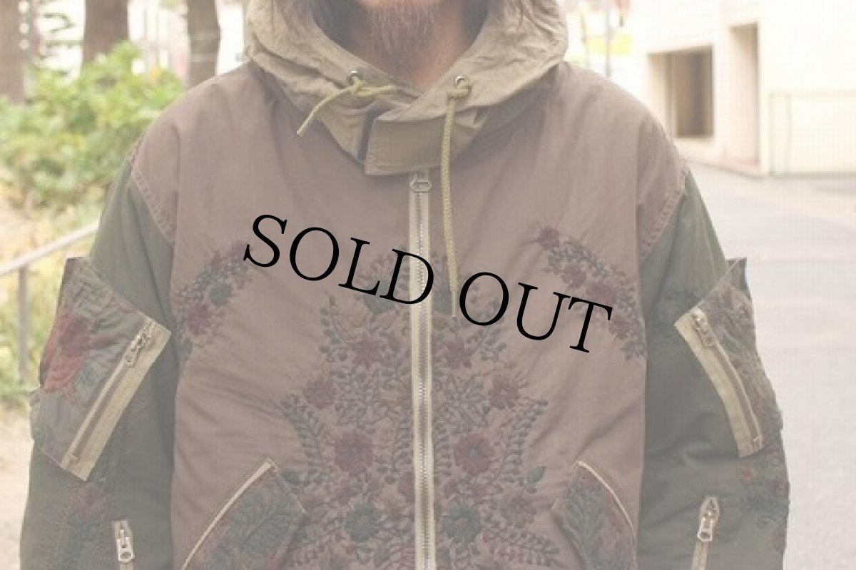 画像5: ink "HIDE FLOWER FLIGHT JKT" KHAKI 【M】 (5)