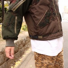 画像8: ink "HIDE FLOWER FLIGHT JKT" KHAKI 【M】 (8)