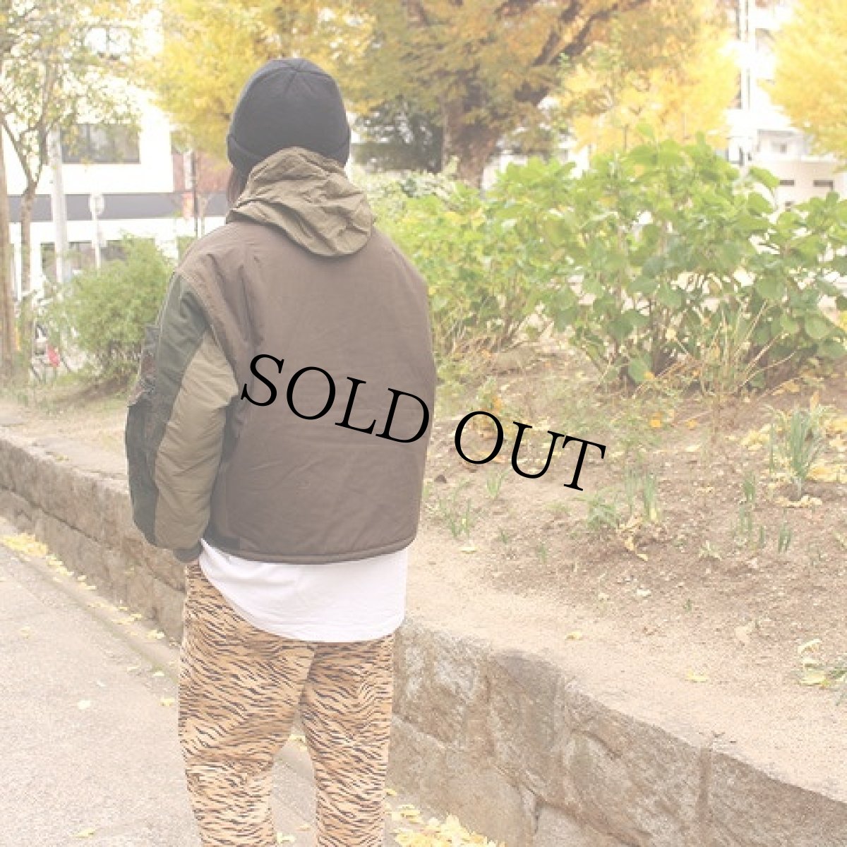 画像6: ink "HIDE FLOWER FLIGHT JKT" KHAKI 【M】 (6)