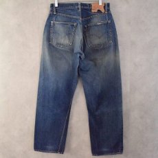 画像8: 60's LEVI'S "501 501" BIGE ダブルネーム デニムパンツ W30 (8)